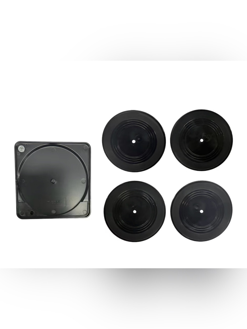 Record Player Coaster Set - Picture 2 of 5